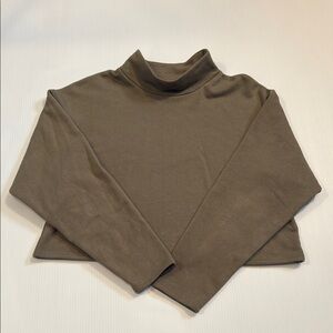 Express Olive Green Long Sleeve Turtleneck Pullover sweater.